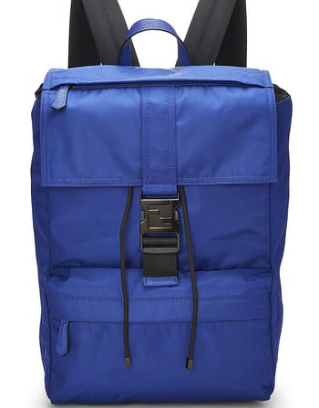 Blue Nylon Fendiness Backpack, , large image number 0